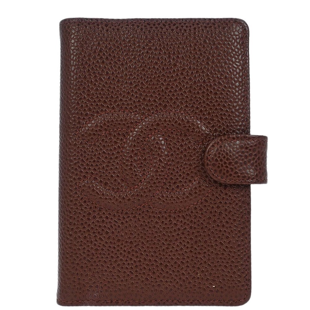 Chanel CC Bifold Quilted Caviar Compact